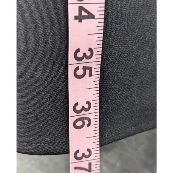 CALVIN KLEIN Dress - Gray, Belted, Midi, Sleeveless, Zip Back, A-Line, Size 6 - Picture 6 of 6